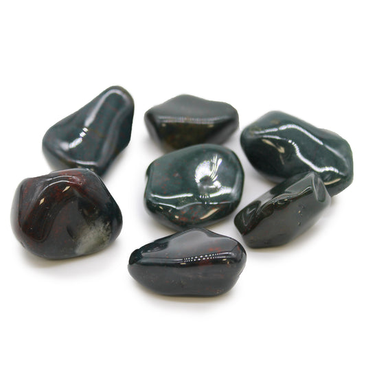 XL Tumble Stones - Bloodstone - Luxe Crystals MK