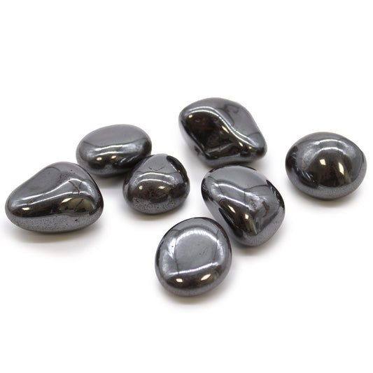 XL Tumble Stones - Hematite - Luxe Crystals MK