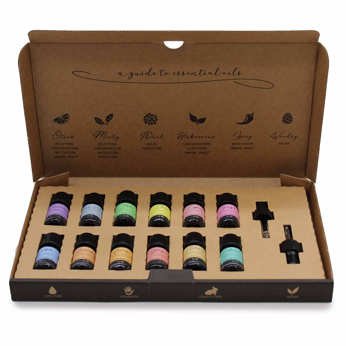 Aromatherapy Essential Oil Set - Luxe Crystals MK